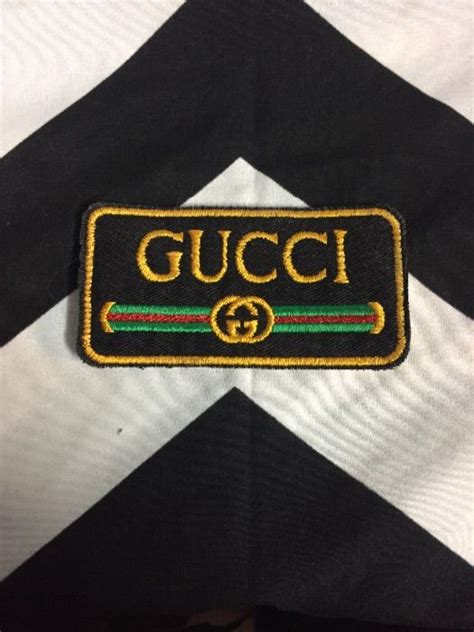 gucci logo patch|Gucci sneakers with patches.